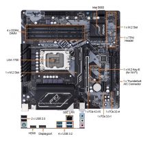 2U Rack Mount Computer with ASROCK B660M PRO RS Motherboard