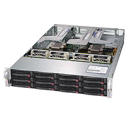 Supermicro Ultra SuperServer 6029U-TR4T w/ 12x 3.5" SATA and 4x 10GBase-T LAN Ports