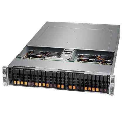 Supermicro 2029BT-HNC0R 2U BigTwin Racknount Server 24x 2.5" SAS w/ 16x NVMe Support