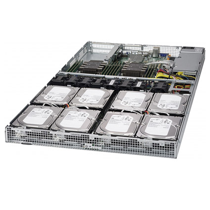 Supermicro SuperServer 6019P-WT8 w/ 8x 3.5" Fixed Drive Bays 