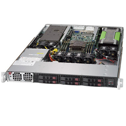Supermicro SuperServer 1019GP-TT w/ 6x 2.5" SAS/SATA Drive Bays 2x GPU/Xeon Phi Cards