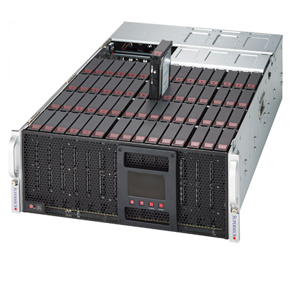 Supermicro SuperStorage Server 6049P-E1CR60H w/ 60x 3.5" SAS3/SATA3 Bays 