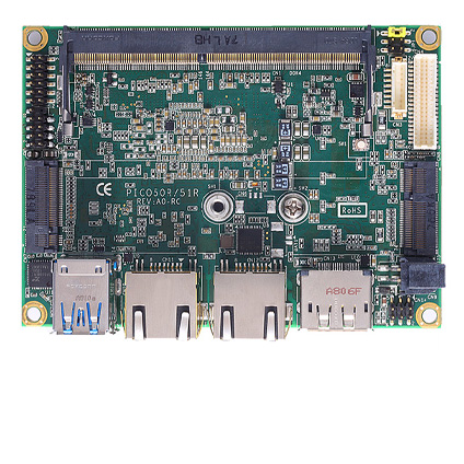 pico51r embedded board frontview