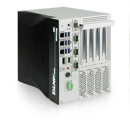 TANK-880-Q370 Fanless Embedded PC with 8th/9th Generation Intel® Core™ Processor 4x Expansion Slots