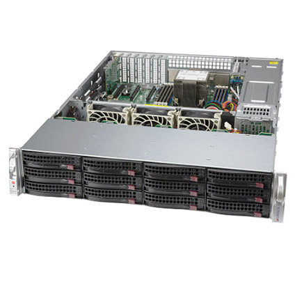 Supermicro Storage SuperServer 620P-ACR12L w/ 12x 3.5" SATA3/SAS3/NVMe Drive Bays