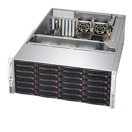 Supermicro Storage SuperServer 640P-E1CR24L w/ 24x 3.5" SATA3/SAS3  Drive Bays