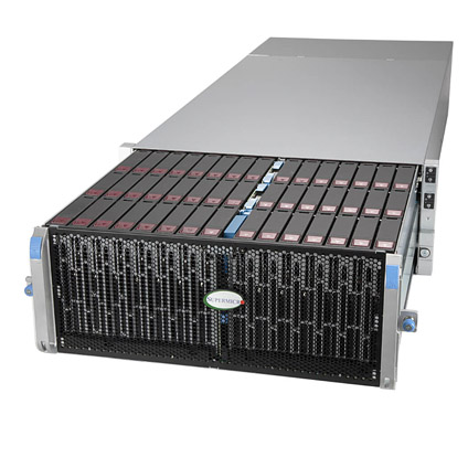 Supermicro Storage SuperServer 640SP-DE1CR90 w/ 90 3.5" SATA3/SAS3  Drive Bays