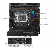 Mini Computer with ASUS ROG STRIX Z590-I GAMING WIFI Motherboard