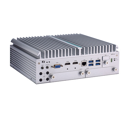 UST510-52B-FL Fanless Embedded PC with 9th/8th Gen Intel Core i7/i5/i3, Celeron, Pentium, Xeon Processor for Vehicle PC 