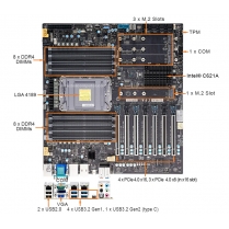 3U Rackmunt Computer With Supermicro X12SPA-TF Motherboard