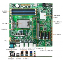 1U Rackmount Computer with IMB-Q670JT2-MATX Motherboard