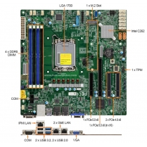 Industrial Portable Computer with Supermicro X13SCL-F Motherboard