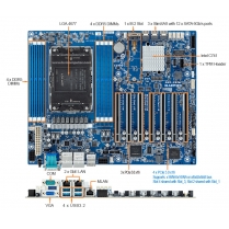 4U Rackmount Computer With Gigabyte MS03-CE0 Motherboard 