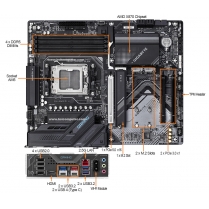 4U Rackmount Computer with Gigabyte X870 GAMING WIFI6 Motherboard 4U Rackmount Computer with Gigabyte X870 GAMING WIFI6 Motherboard
