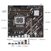 2U Rackmount Computer with ASUS PRIME H810M-E-CSM Motherboard