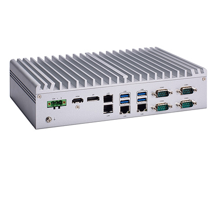 ebox630b fanless embedded pc rear view