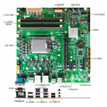 1U Rackmount Computer with IMB-H810JT2MATX Motherboard