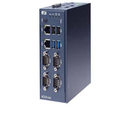 ico150 ac din rail fanless embedded computer overview